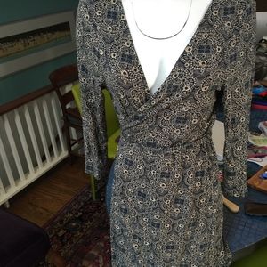 BCBG Maxazria Stretch Jersey Wrap Dress